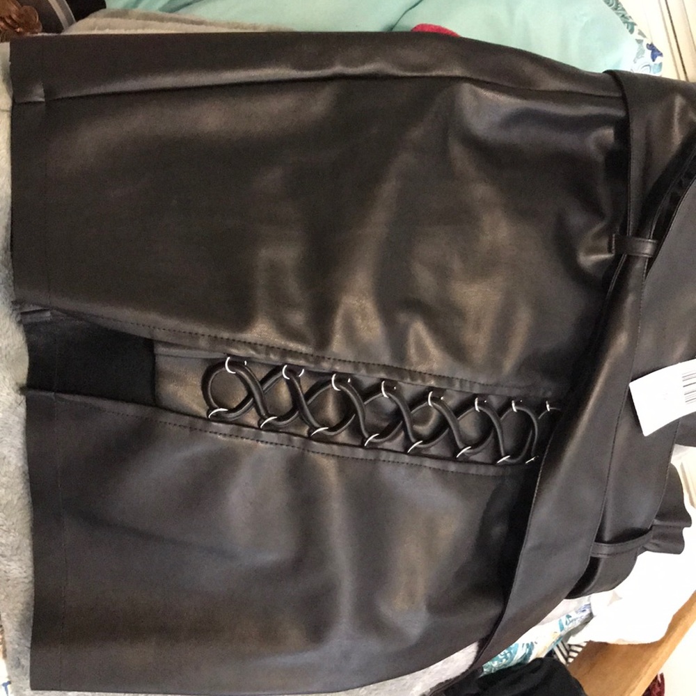 Leather skirt